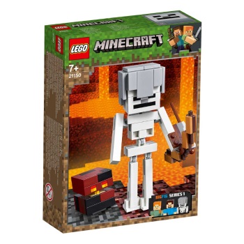 Lego set Minecraft skeleton bigfig with magma cube LE21150-3